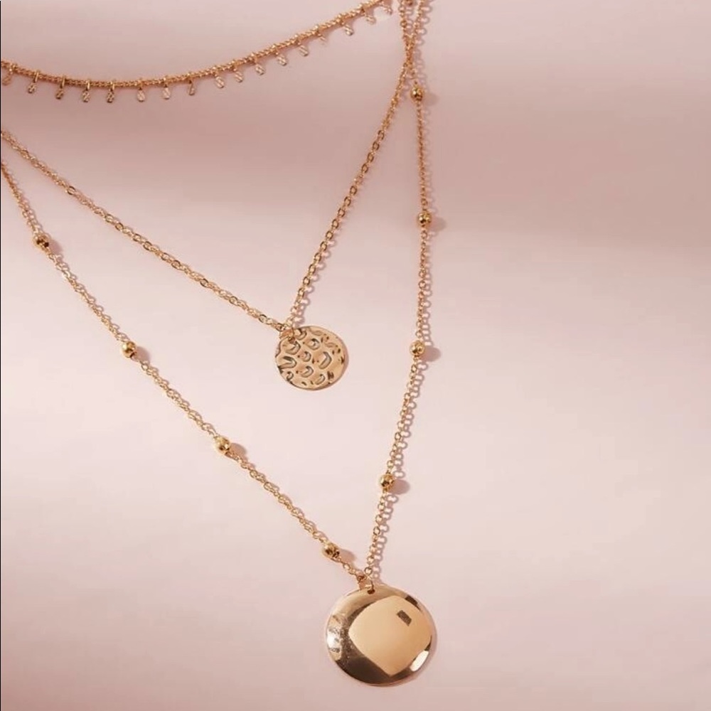 LAST ONE Luck of The Irish Layered Coin Necklace - Picture 3 of 4